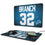 Brian Branch Detroit Lions 32 Game Tactic 15-Watt Wireless Charger and Mouse Pad - Sports Gifts, Sports Memorabilia, Sports Collectibles, Fan Shop