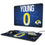 Byron Young Los Angeles Rams 0 Game Tactic 15-Watt Wireless Charger and Mouse Pad - Sports Gifts, Sports Memorabilia, Sports Collectibles, Fan Shop