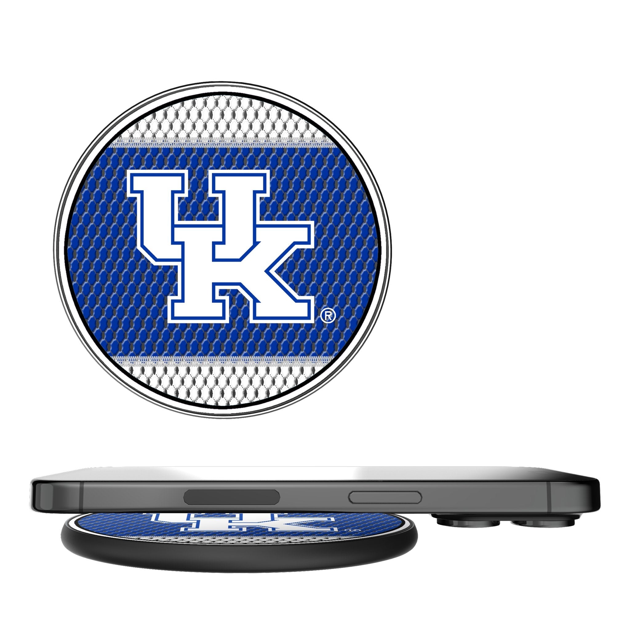 University of Kentucky Wildcats Mesh 15-Watt Wireless Charger - Sports Gifts, Sports Memorabilia, Sports Collectibles, Fan Shop