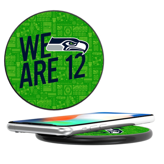 Seattle Seahawks 2024 Illustrated Limited Edition 15-Watt Wireless Charger-0