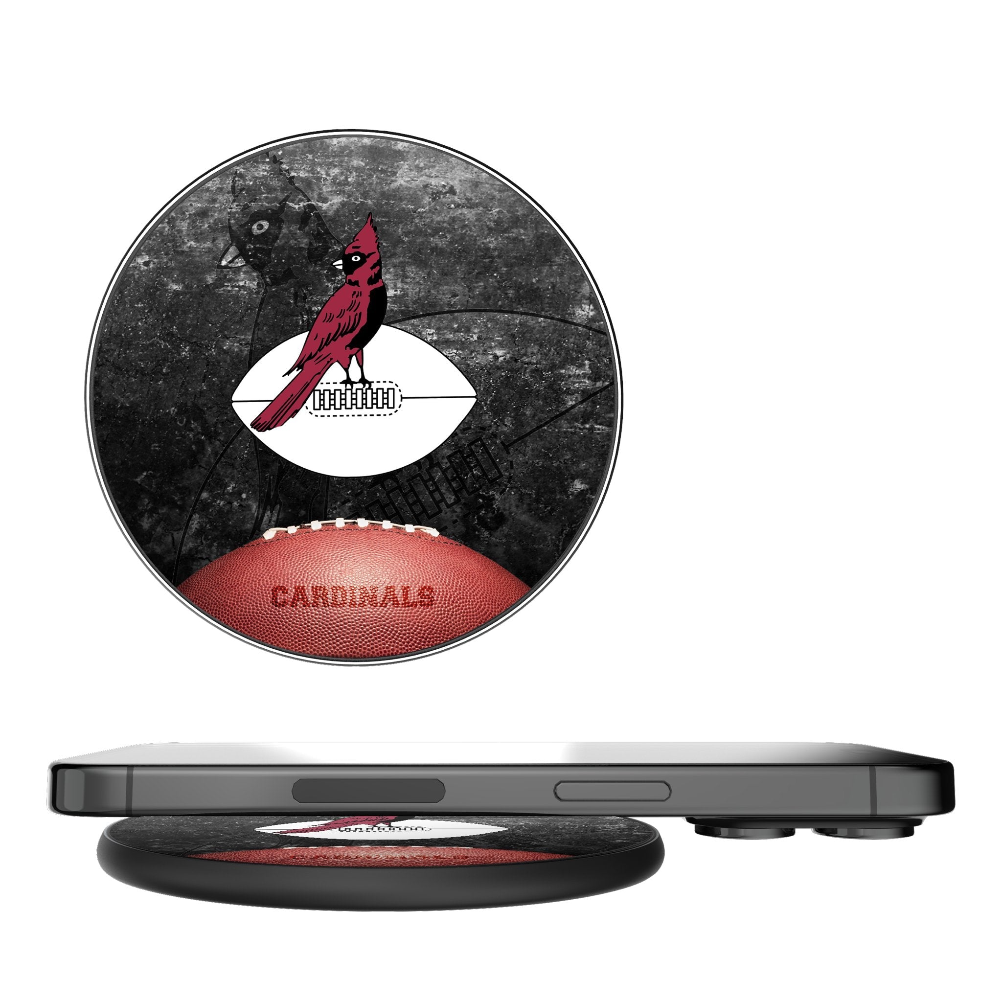 Chicago Cardinals 1947-1959 Historic Collection Legendary 15-Watt Wireless Charger - Sports Gifts, Sports Memorabilia, Sports Collectibles, Fan Shop