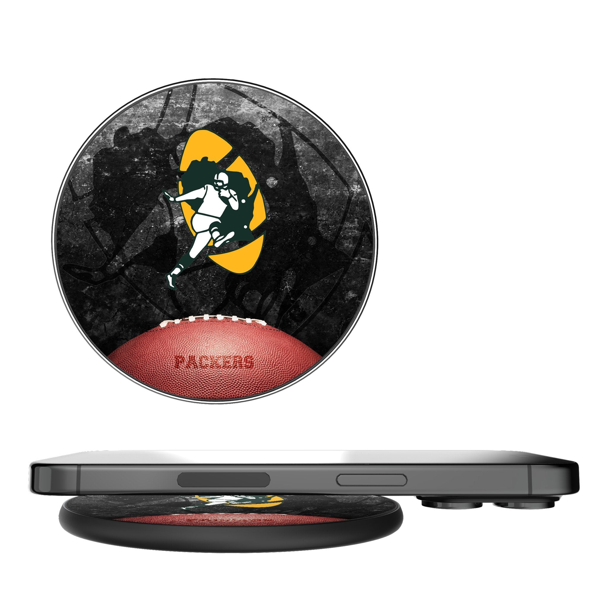Green Bay Packers Historic Collection Legendary 15-Watt Wireless Charger - Sports Gifts, Sports Memorabilia, Sports Collectibles, Fan Shop