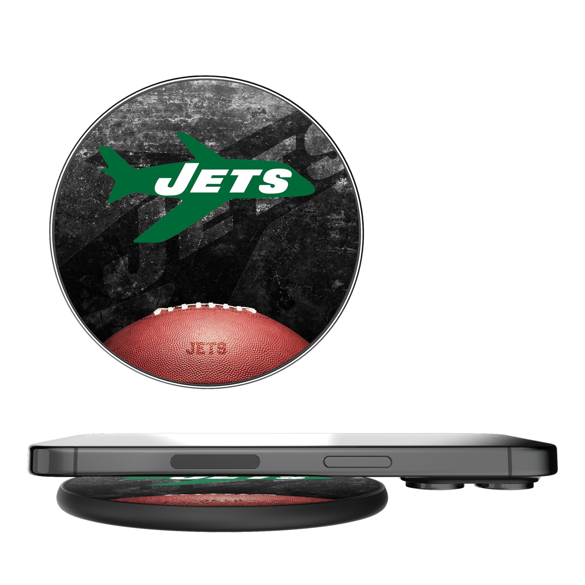 New York Jets 1963 Historic Collection Legendary 15-Watt Wireless Charger - Sports Gifts, Sports Memorabilia, Sports Collectibles, Fan Shop