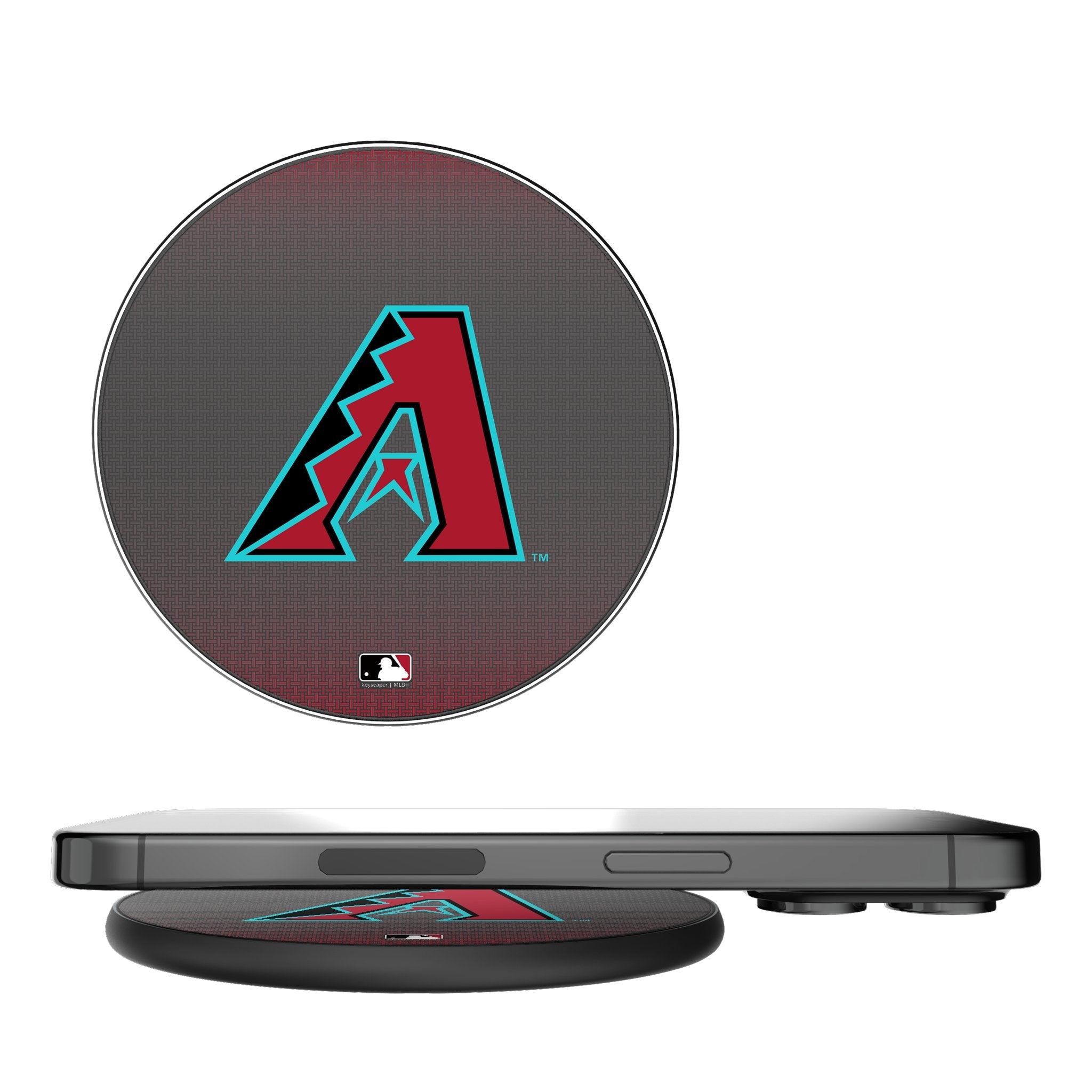 Arizona Diamondbacks Linen 15-Watt Wireless Charger - Sports Gifts, Sports Memorabilia, Sports Collectibles, Fan Shop