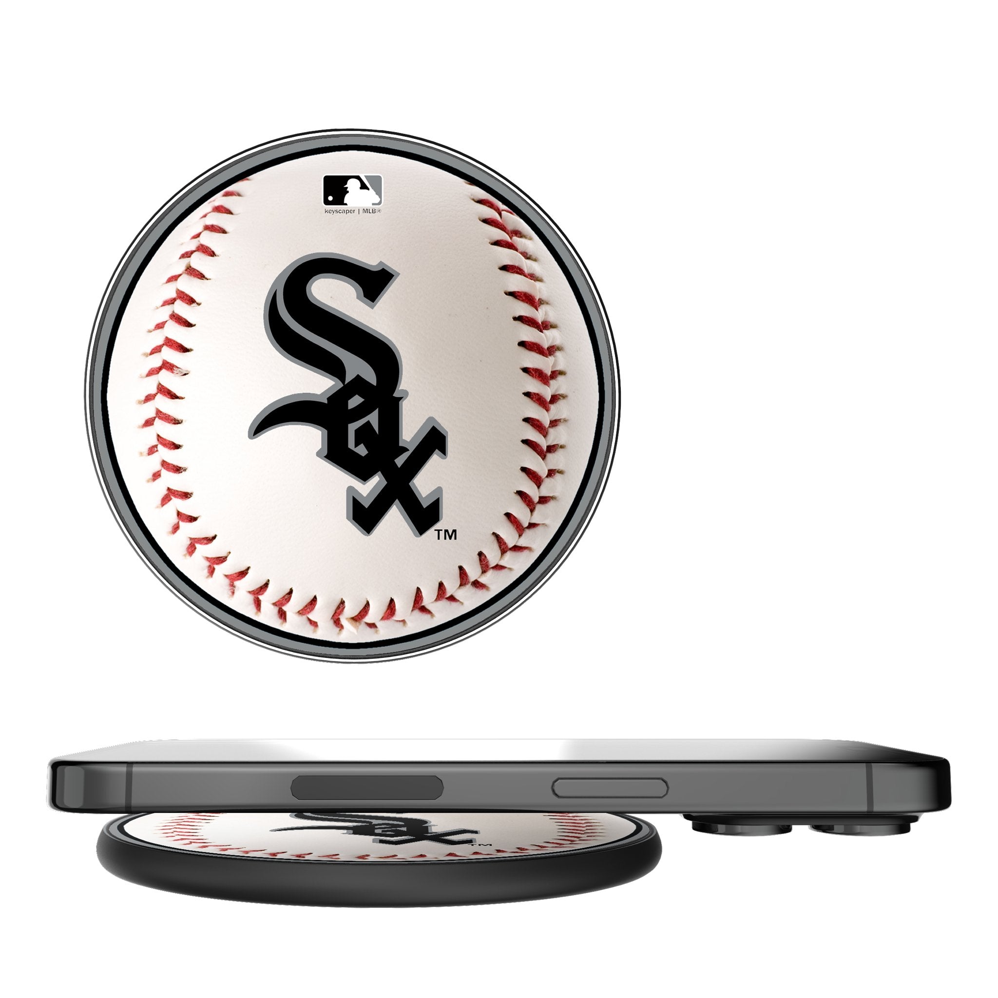 Chicago White Sox Baseball 15-Watt Wireless Charger - Sports Gifts, Sports Memorabilia, Sports Collectibles, Fan Shop