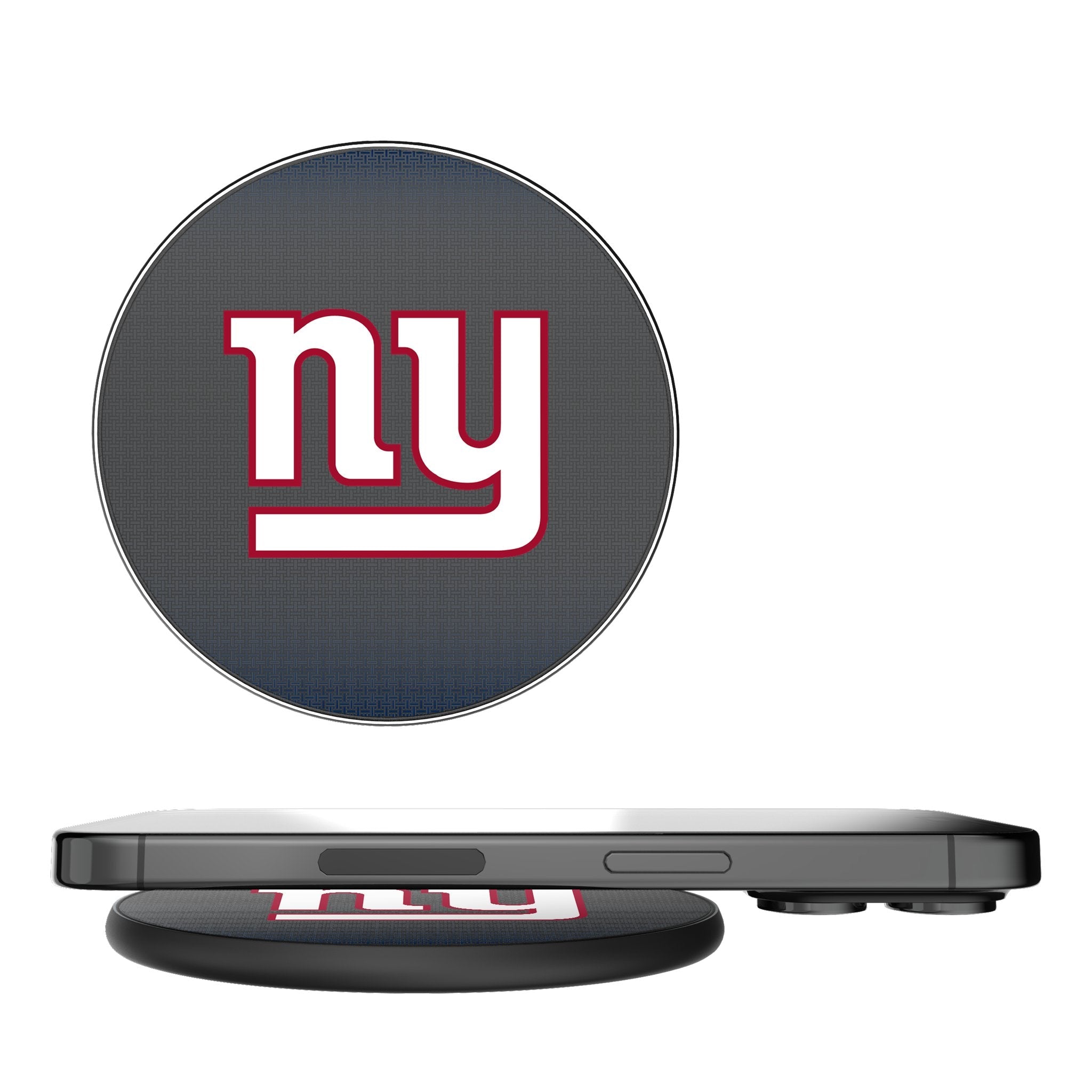 New York Giants Linen 15-Watt Wireless Charger - Sports Gifts, Sports Memorabilia, Sports Collectibles, Fan Shop