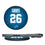 Jahmyr Gibbs Detroit Lions 26 Game Tactic 15-Watt Wireless Charger - Sports Gifts, Sports Memorabilia, Sports Collectibles, Fan Shop
