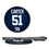 Abdul Carter New York Giants 51 Game Tactic 15-Watt Wireless Charger - Sports Gifts, Sports Memorabilia, Sports Collectibles, Fan Shop