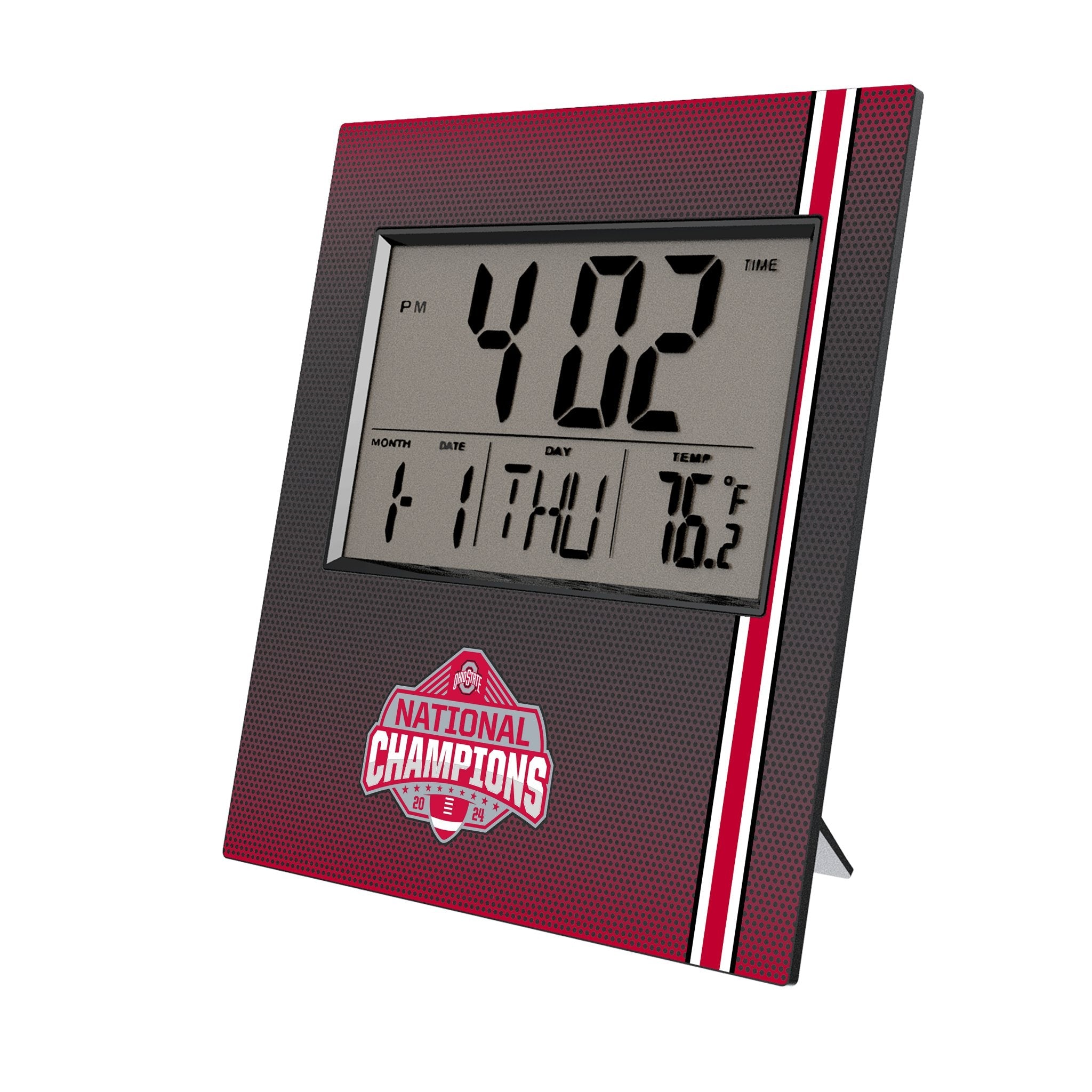Ohio State University Buckeyes 2024 College Football Playoff National Champion Wall Clock - Sports Gifts, Sports Memorabilia, Sports Collectibles, Fan Shop