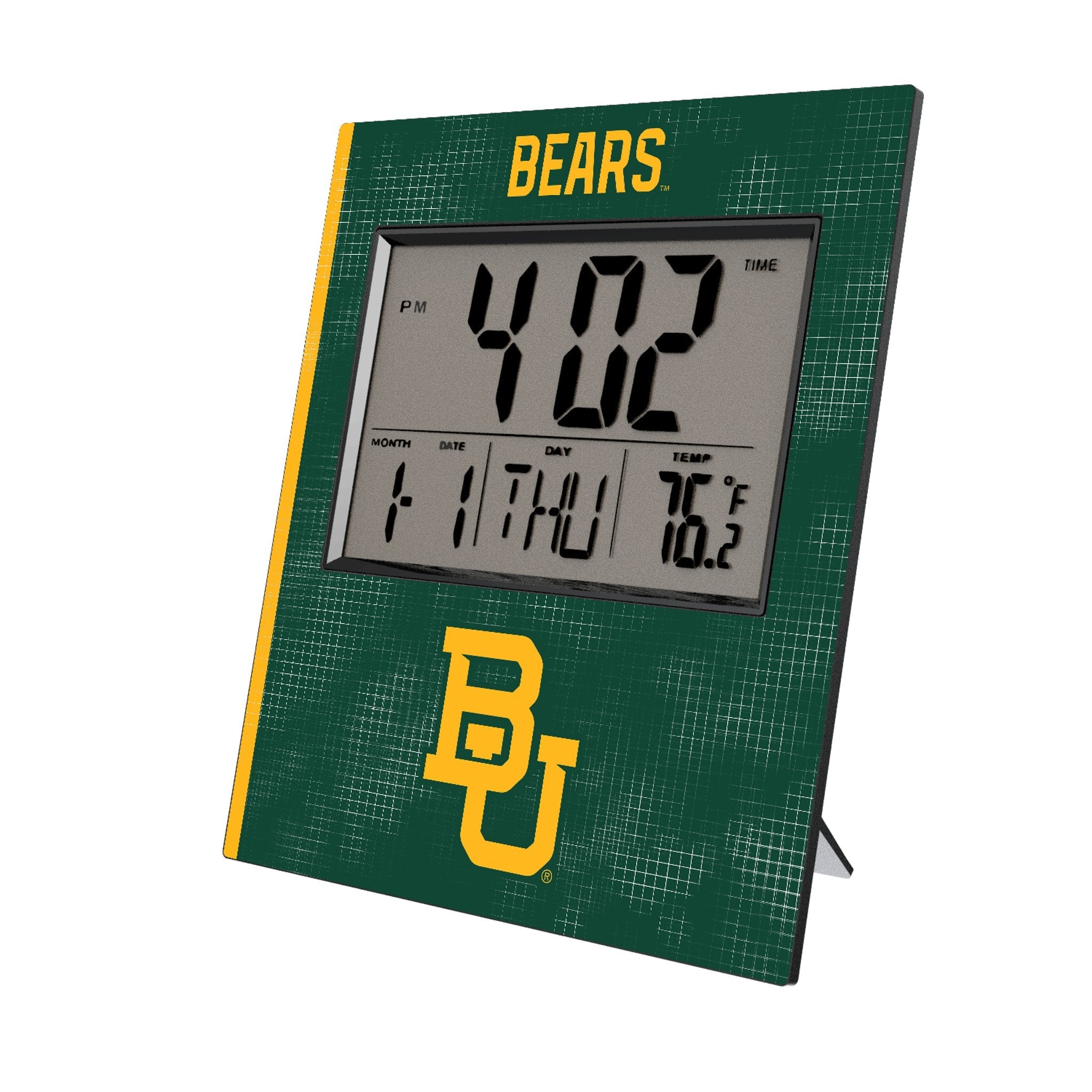 Baylor University Bears Hatch Wall Clock - Sports Gifts, Sports Memorabilia, Sports Collectibles, Fan Shop