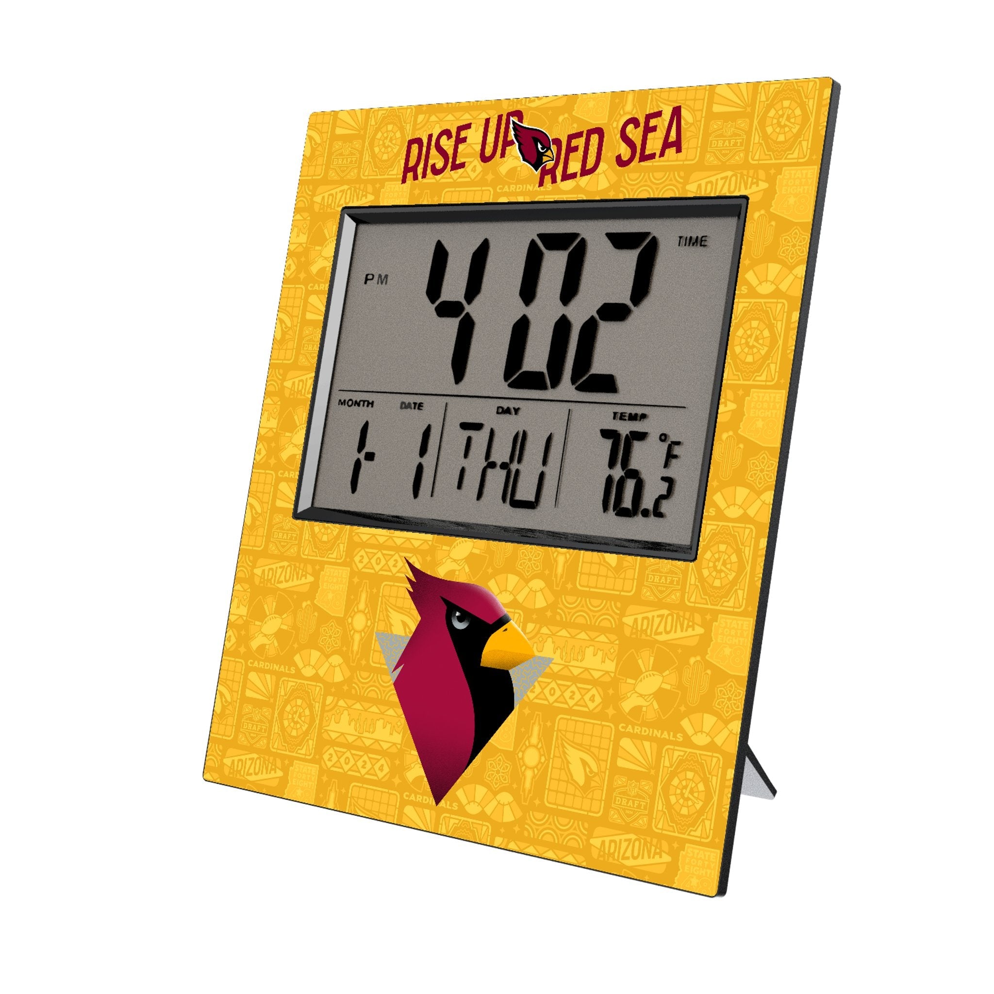 Arizona Cardinals 2024 Edition Wall Clock - Sports Gifts, Sports Memorabilia, Sports Collectibles, Fan Shop