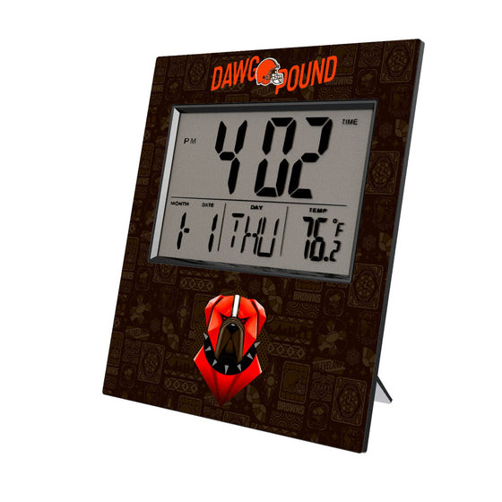 Cleveland Browns 2024 Illustrated Limited Edition Wall Clock-0