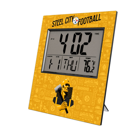 Pittsburgh Steelers 2024 Illustrated Limited Edition Wall Clock-0