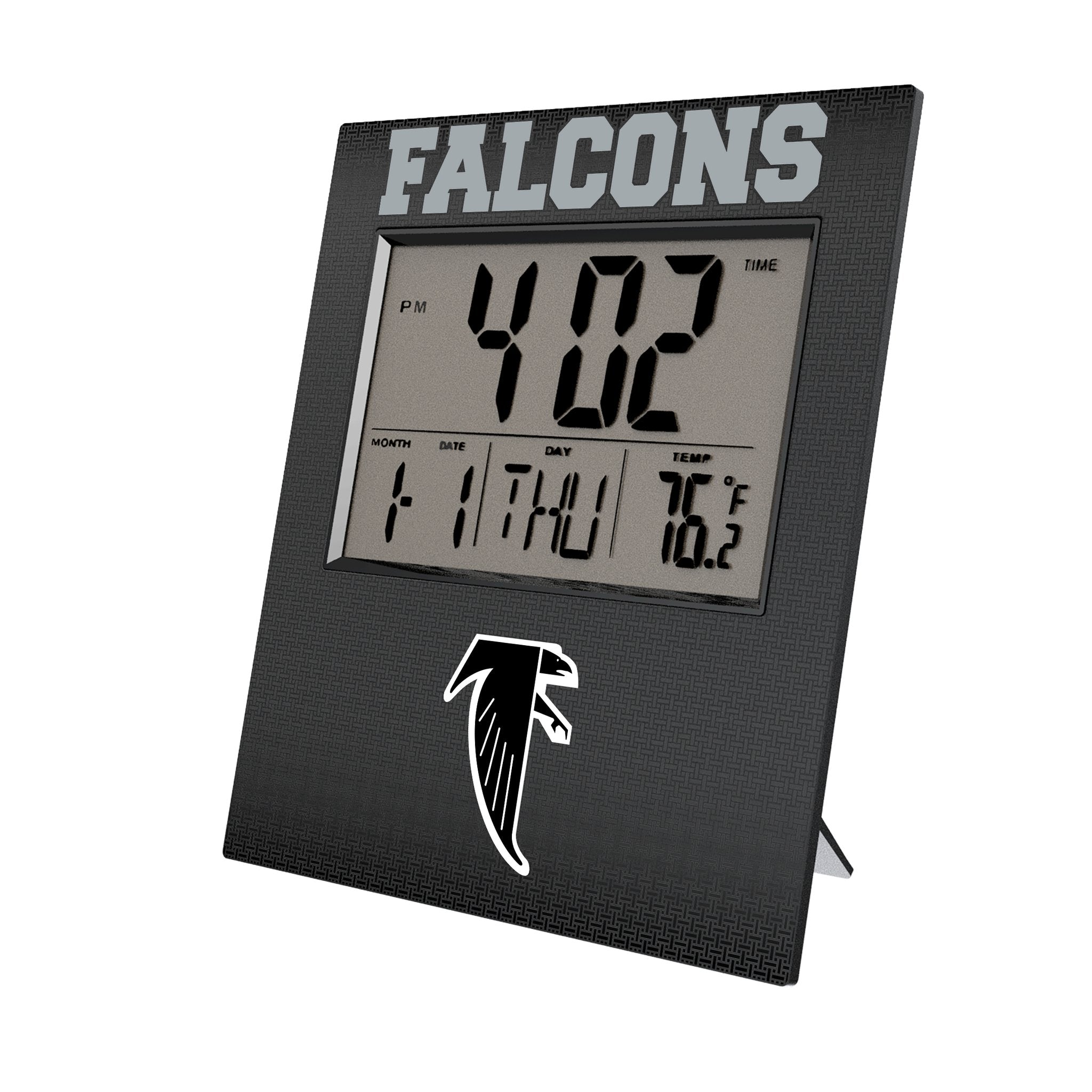 Atlanta Falcons Classic Linen Wall Clock - Sports Gifts, Sports Memorabilia, Sports Collectibles, Fan Shop