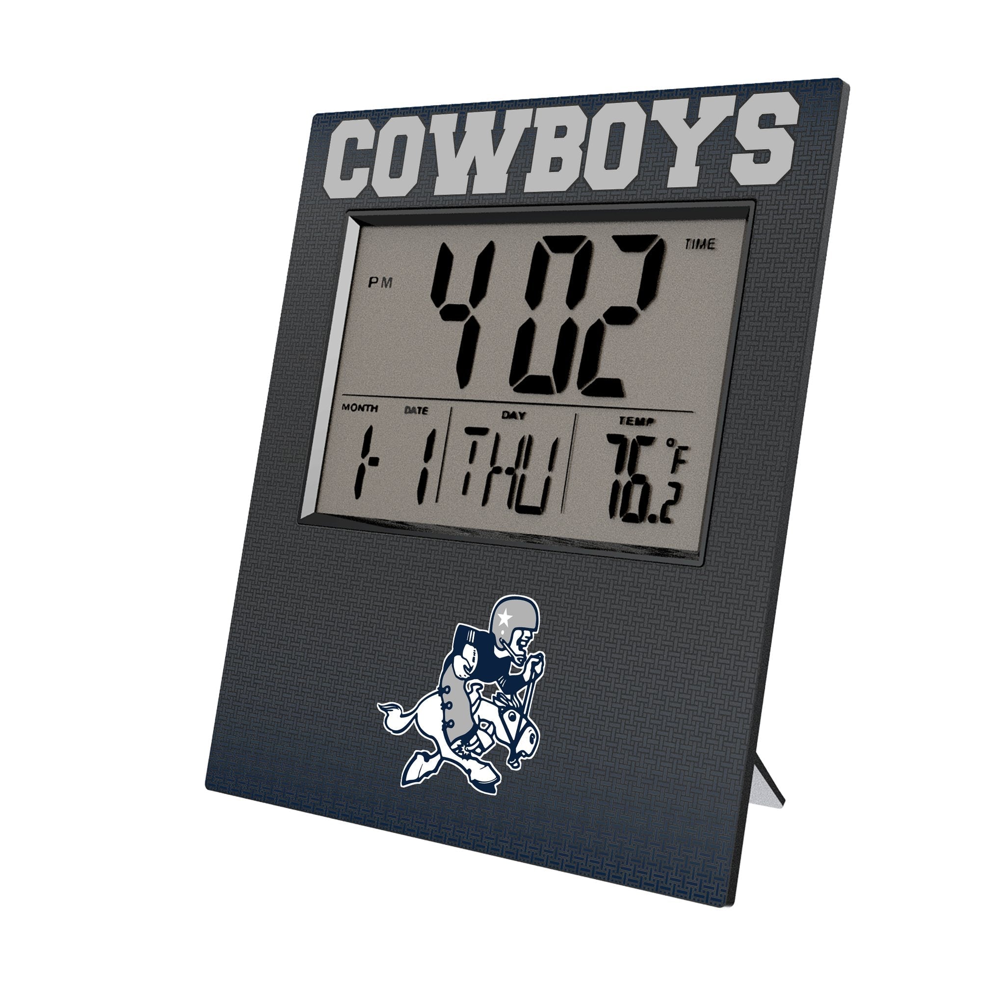 Dallas Cowboys 1966-1969 Historic Collection Linen Wall Clock - Sports Gifts, Sports Memorabilia, Sports Collectibles, Fan Shop