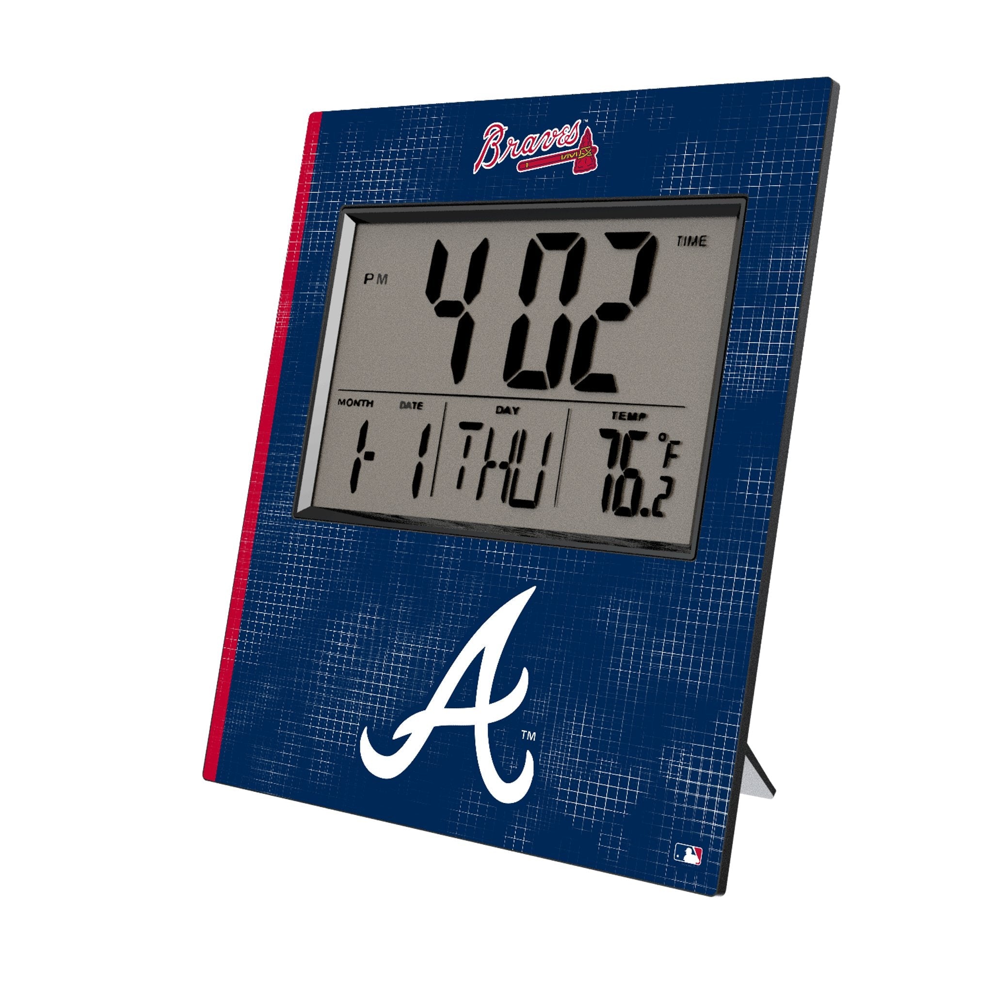 Atlanta Braves Hatch Wall Clock - Sports Gifts, Sports Memorabilia, Sports Collectibles, Fan Shop