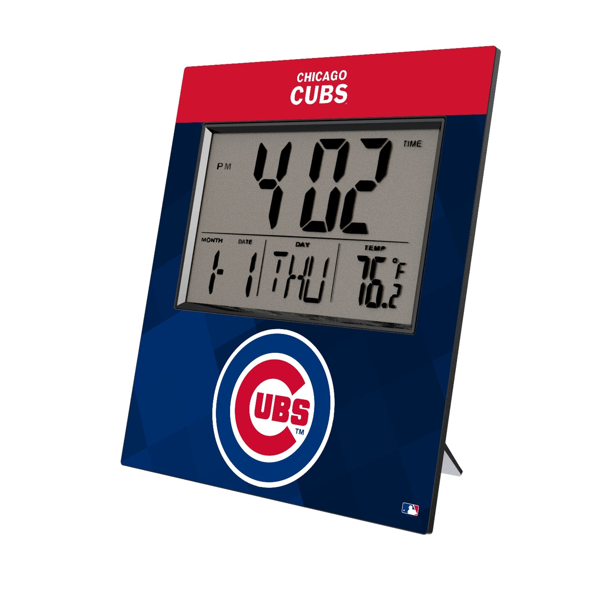 Chicago Cubs Color Block Wall Clock - Sports Gifts, Sports Memorabilia, Sports Collectibles, Fan Shop