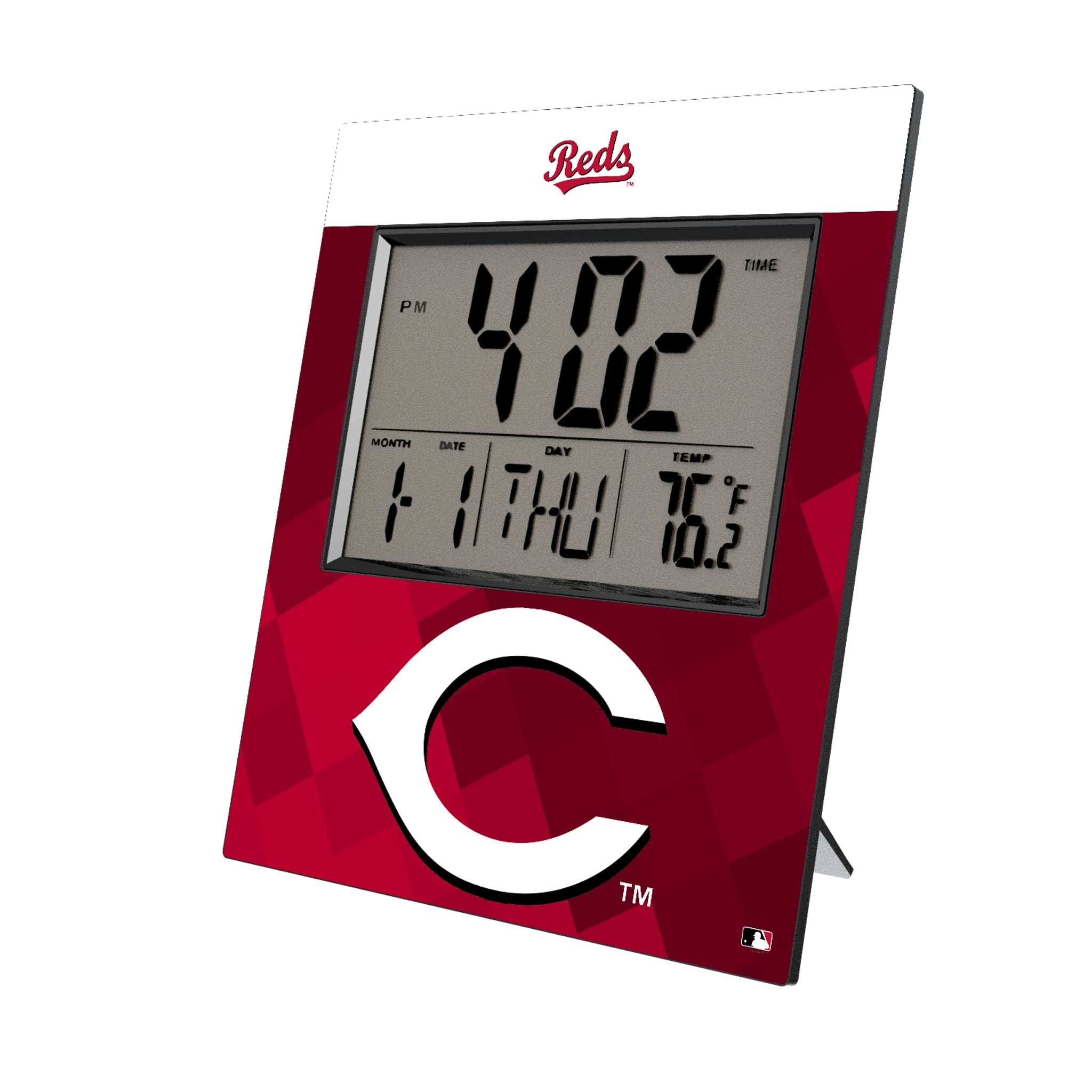 Cincinnati Reds Color Block Wall Clock - Sports Gifts, Sports Memorabilia, Sports Collectibles, Fan Shop