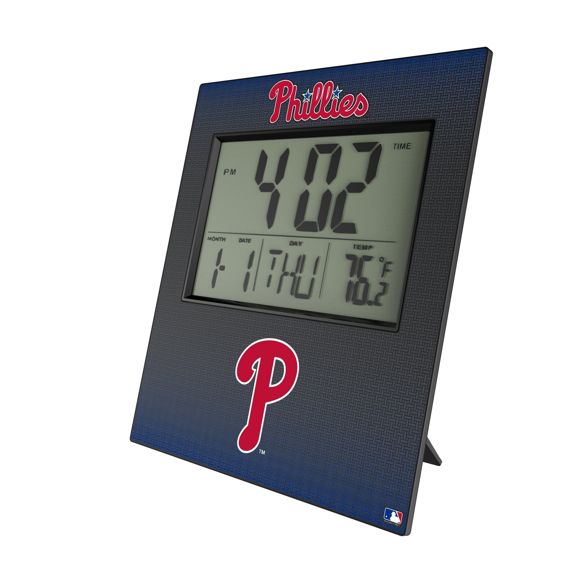 Philadelphia Phillies Linen Wall Clock - Sports Gifts, Sports Memorabilia, Sports Collectibles, Fan Shop