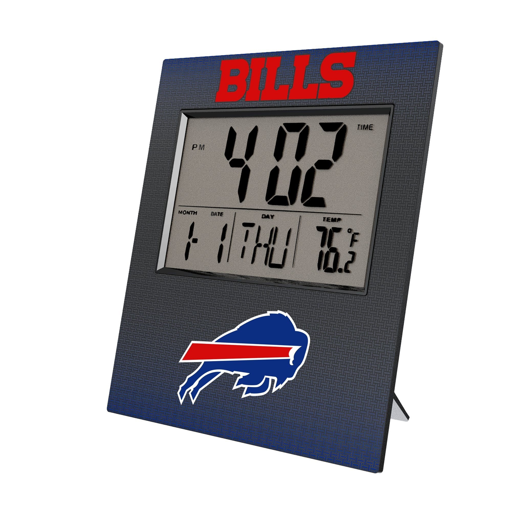 Buffalo Bills Linen Wall Clock - Sports Gifts, Sports Memorabilia, Sports Collectibles, Fan Shop