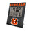 Cincinnati Bengals Linen Wall Clock - Sports Gifts, Sports Memorabilia, Sports Collectibles, Fan Shop