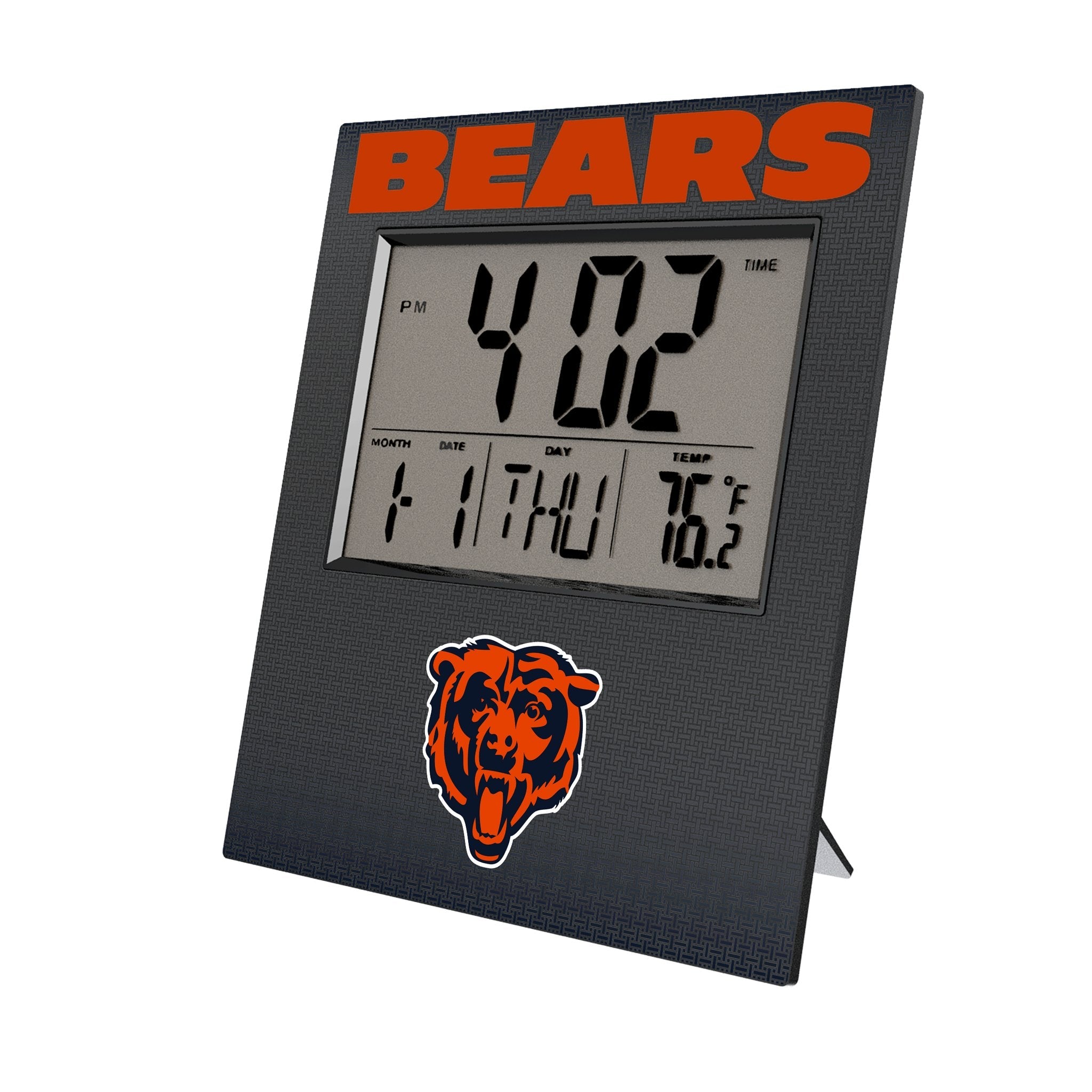 Chicago Bears Linen Wall Clock - Sports Gifts, Sports Memorabilia, Sports Collectibles, Fan Shop