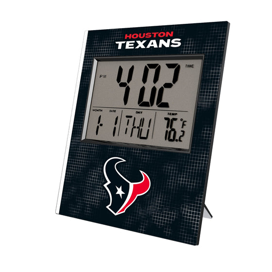 Houston Texans Hatch Wall Clock - Sports Gifts, Sports Memorabilia, Sports Collectibles, Fan Shop