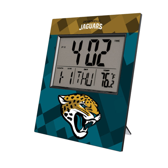 Jacksonville Jaguars Color Block Wall Clock - Sports Gifts, Sports Memorabilia, Sports Collectibles, Fan Shop