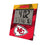 Kansas City Chiefs Color Block Wall Clock - Sports Gifts, Sports Memorabilia, Sports Collectibles, Fan Shop