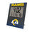 Los Angeles Rams Linen Wall Clock - Sports Gifts, Sports Memorabilia, Sports Collectibles, Fan Shop