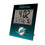 Miami Dolphins Quadtile Wall Clock - Sports Gifts, Sports Memorabilia, Sports Collectibles, Fan Shop