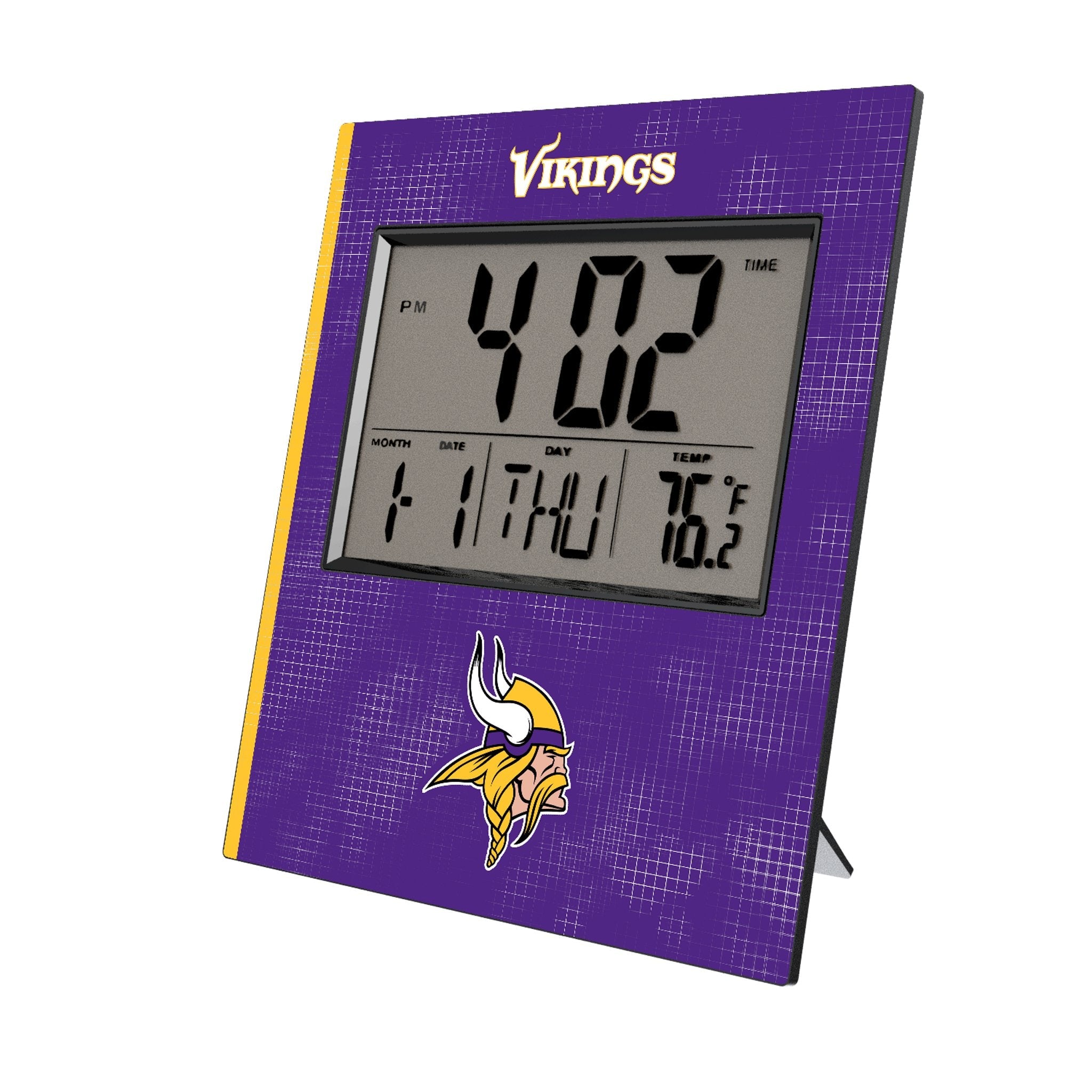 Minnesota Vikings Hatch Wall Clock - Sports Gifts, Sports Memorabilia, Sports Collectibles, Fan Shop