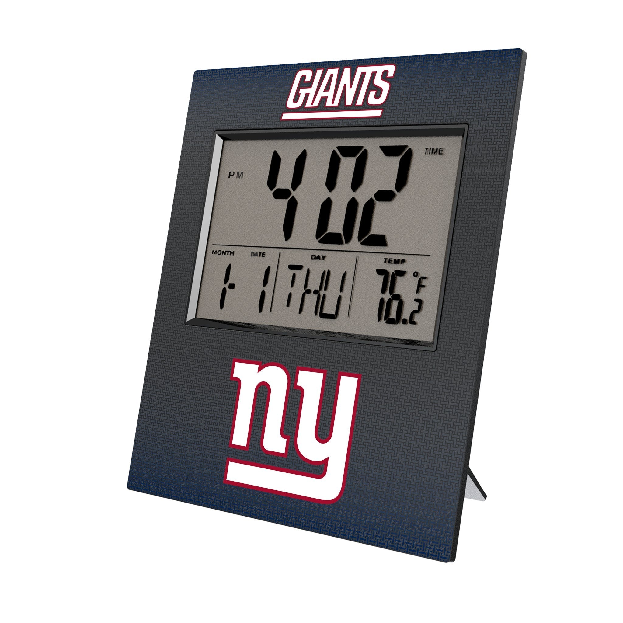 New York Giants Linen Wall Clock - Sports Gifts, Sports Memorabilia, Sports Collectibles, Fan Shop