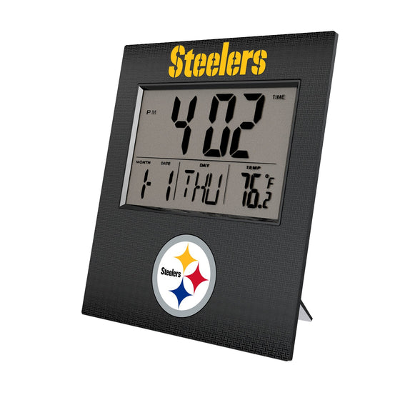 Pittsburgh Steelers Linen Wall Clock - Sports Gifts, Sports Memorabilia, Sports Collectibles, Fan Shop