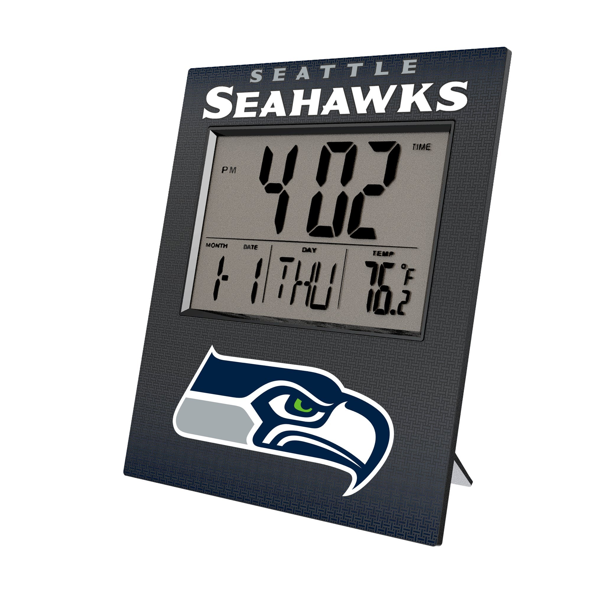 Seattle Seahawks Linen Wall Clock - Sports Gifts, Sports Memorabilia, Sports Collectibles, Fan Shop