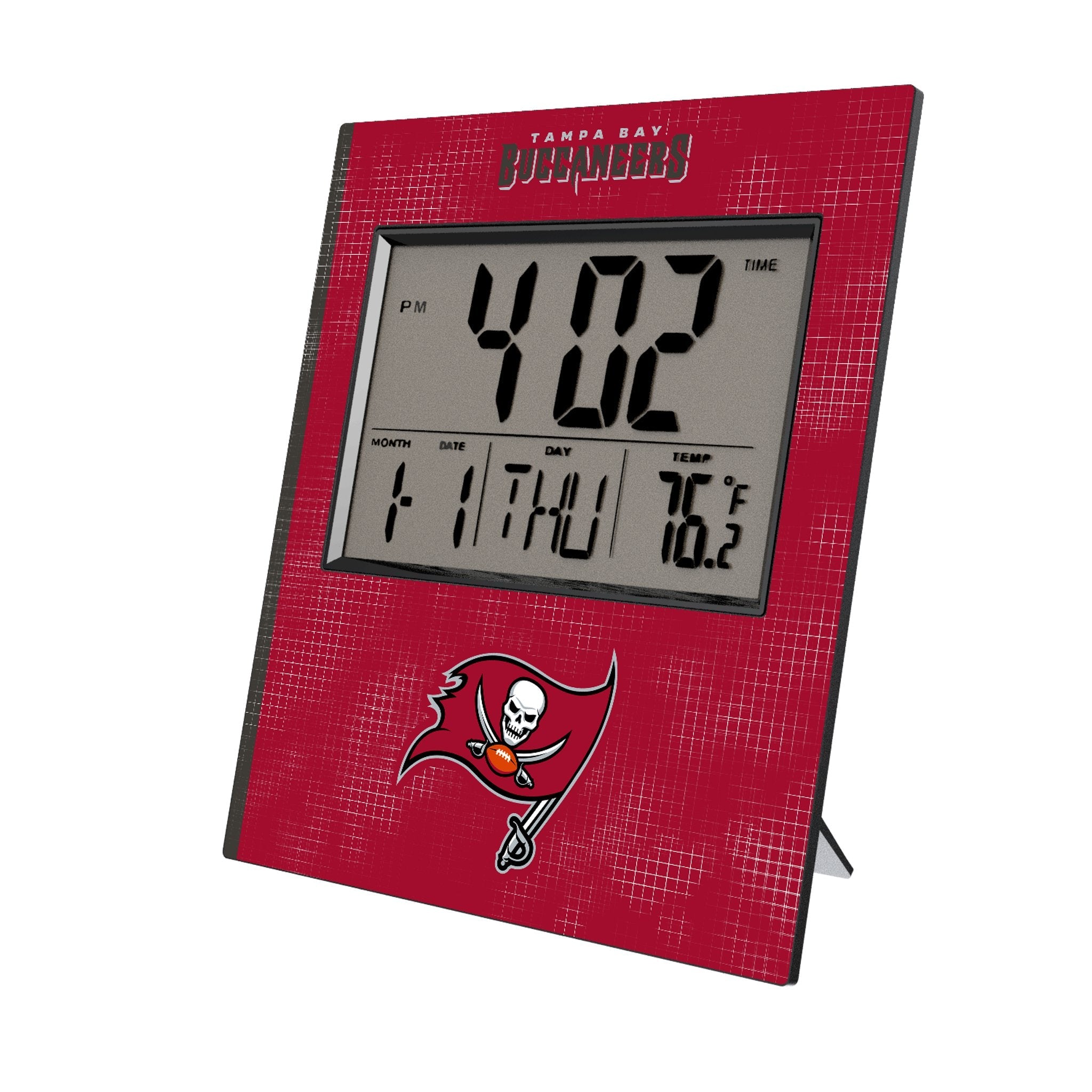 Tampa Bay Buccaneers Hatch Wall Clock - Sports Gifts, Sports Memorabilia, Sports Collectibles, Fan Shop