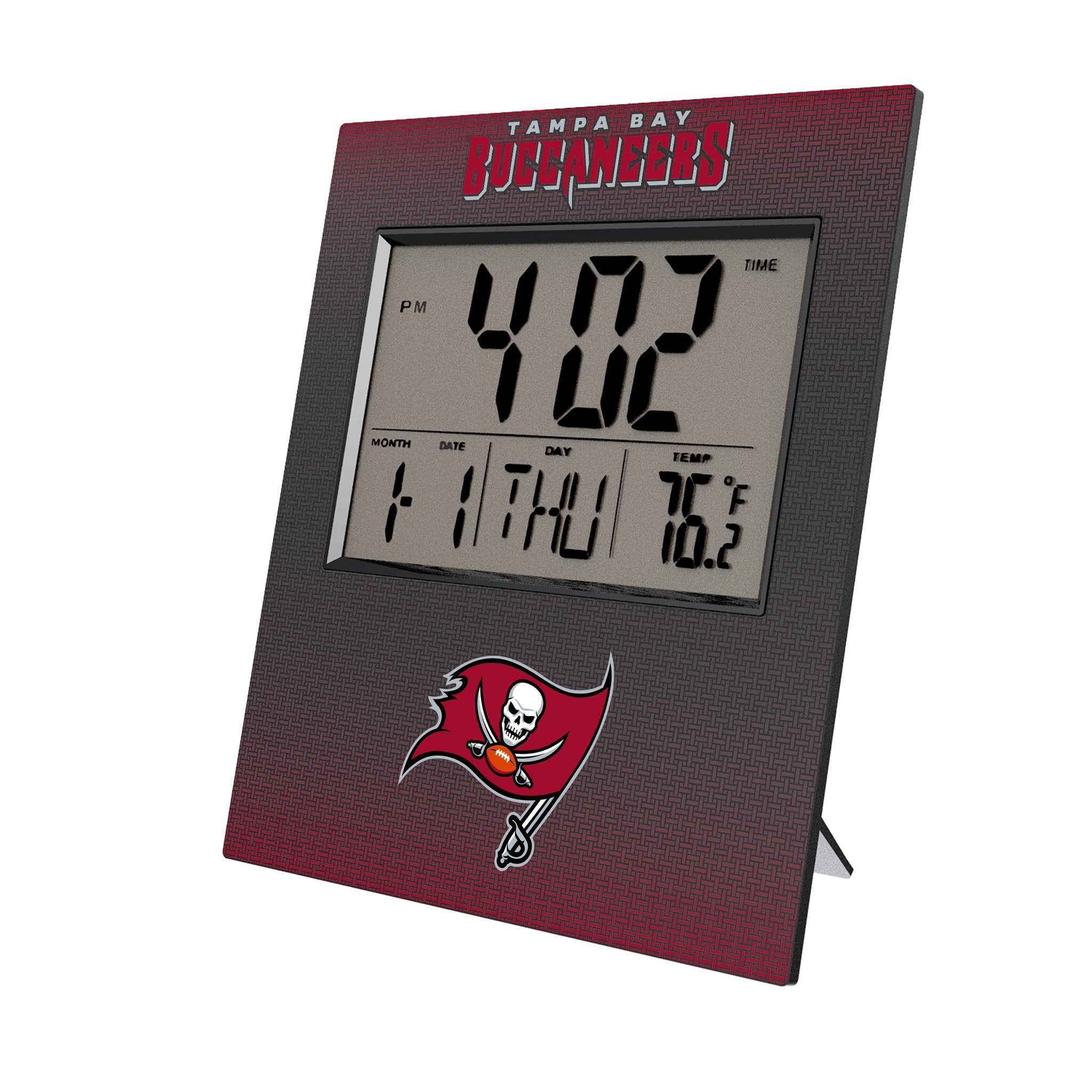 Tampa Bay Buccaneers Linen Wall Clock - Sports Gifts, Sports Memorabilia, Sports Collectibles, Fan Shop