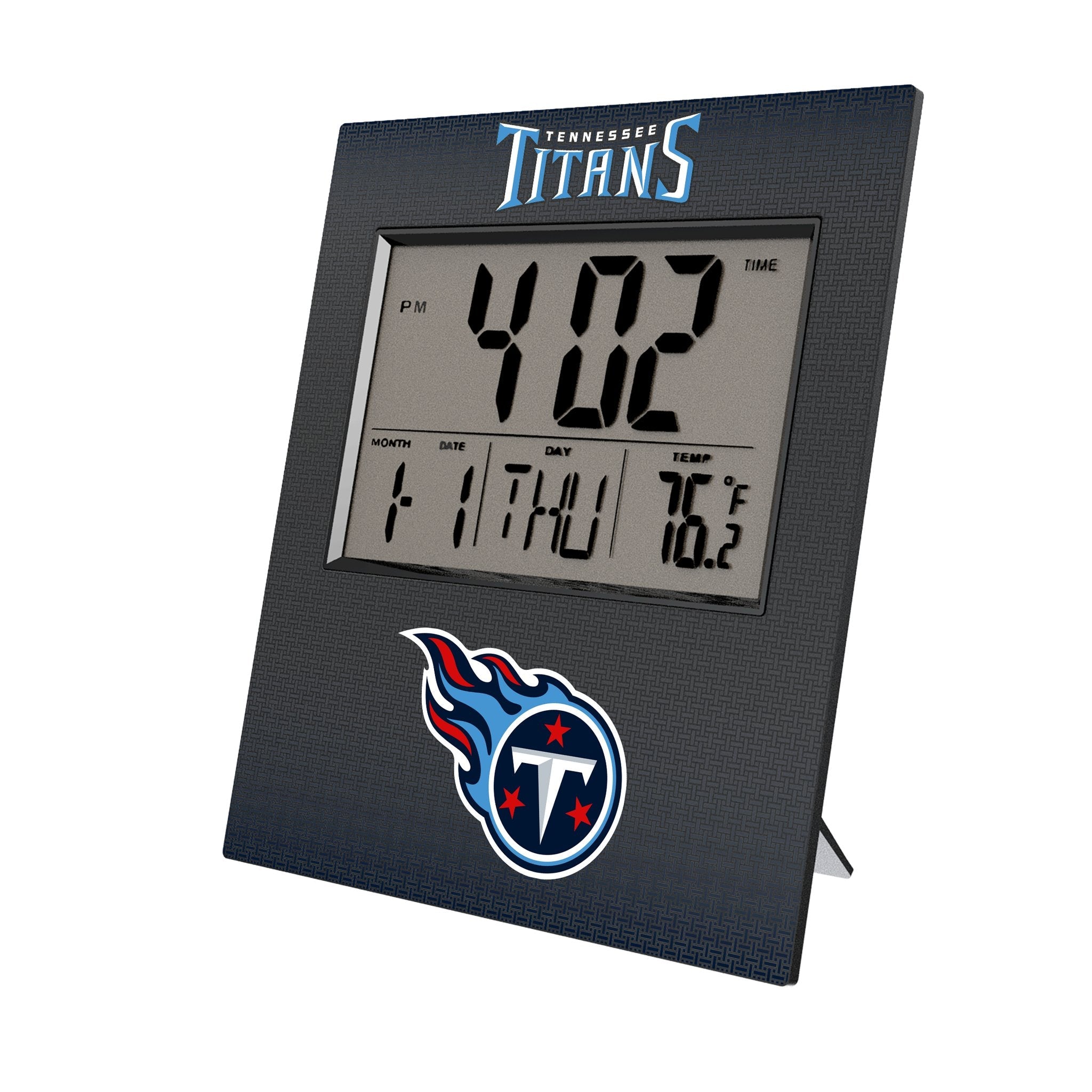 Tennessee Titans Linen Wall Clock - Sports Gifts, Sports Memorabilia, Sports Collectibles, Fan Shop
