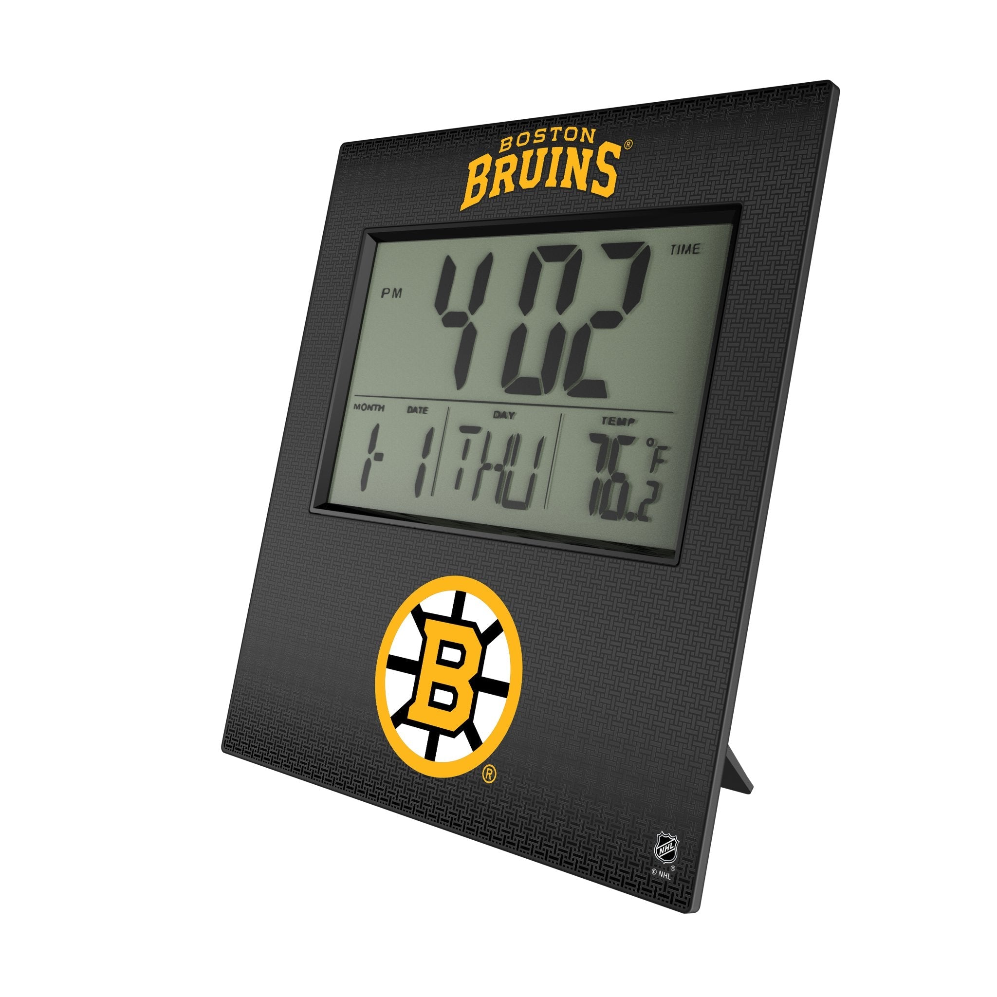 Boston Bruins Linen Wall Clock - Sports Gifts, Sports Memorabilia, Sports Collectibles, Fan Shop