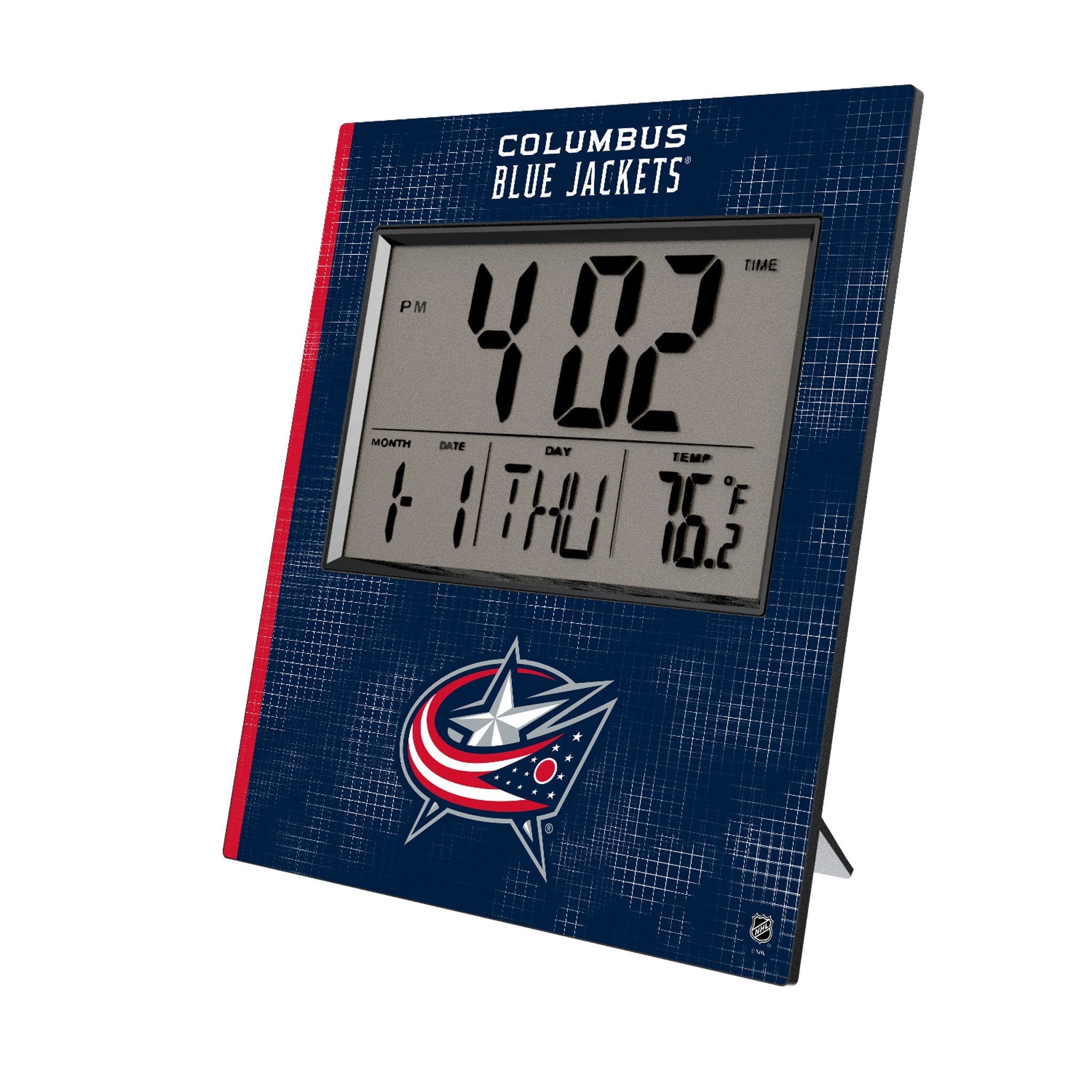 Columbus Blue Jackets Hatch Wall Clock - Sports Gifts, Sports Memorabilia, Sports Collectibles, Fan Shop