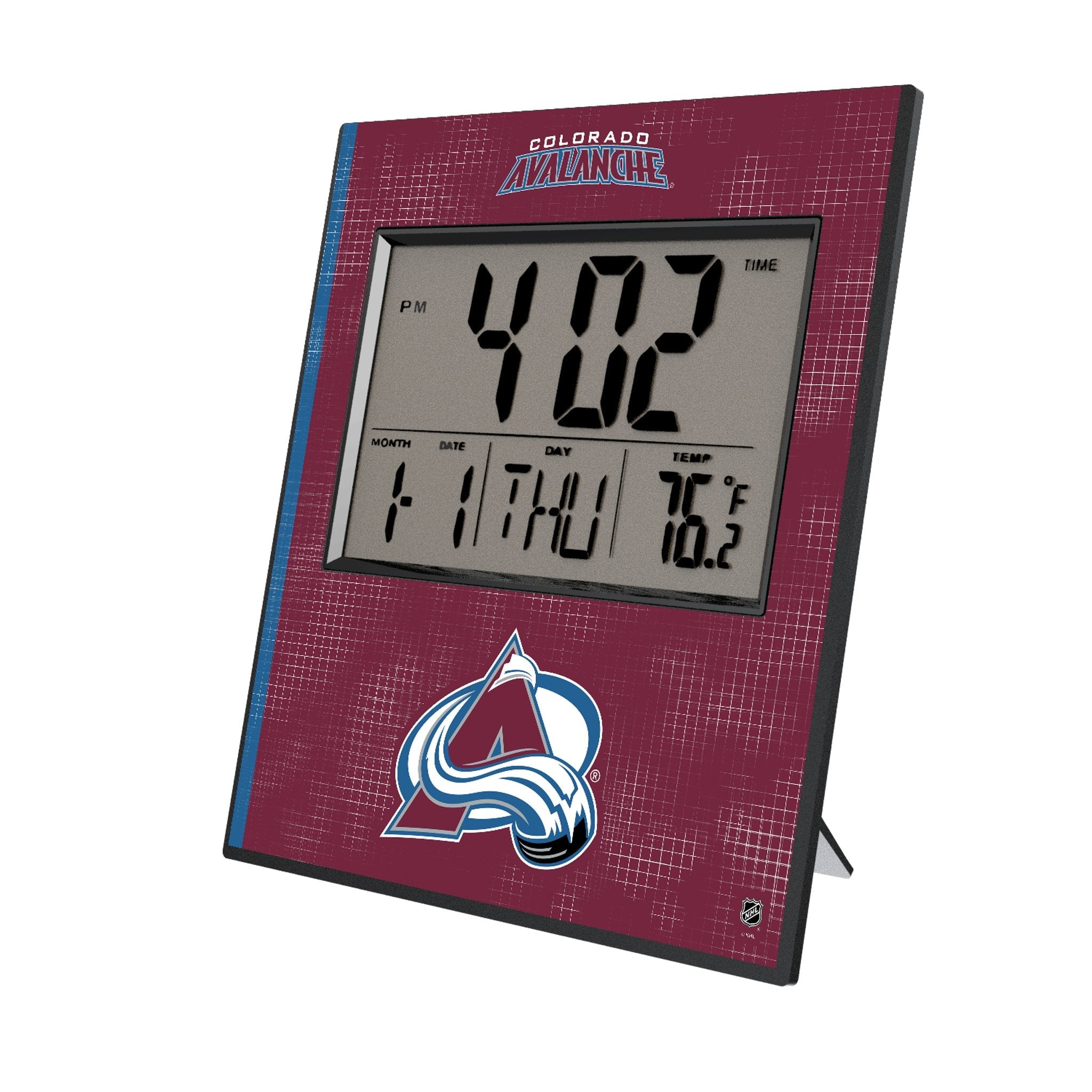 Colorado Avalanche Hatch Wall Clock - Sports Gifts, Sports Memorabilia, Sports Collectibles, Fan Shop