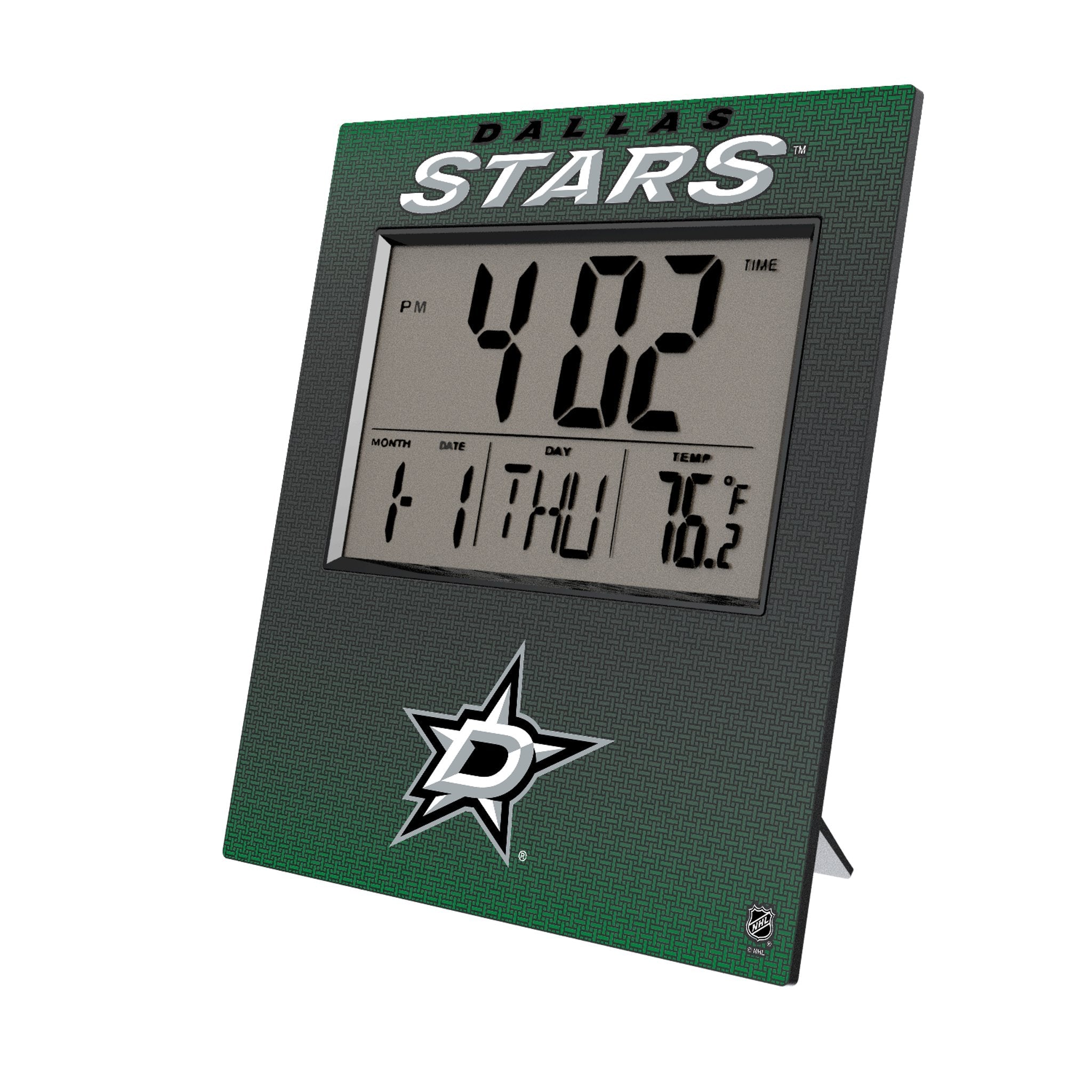 Dallas Stars Linen Wall Clock - Sports Gifts, Sports Memorabilia, Sports Collectibles, Fan Shop
