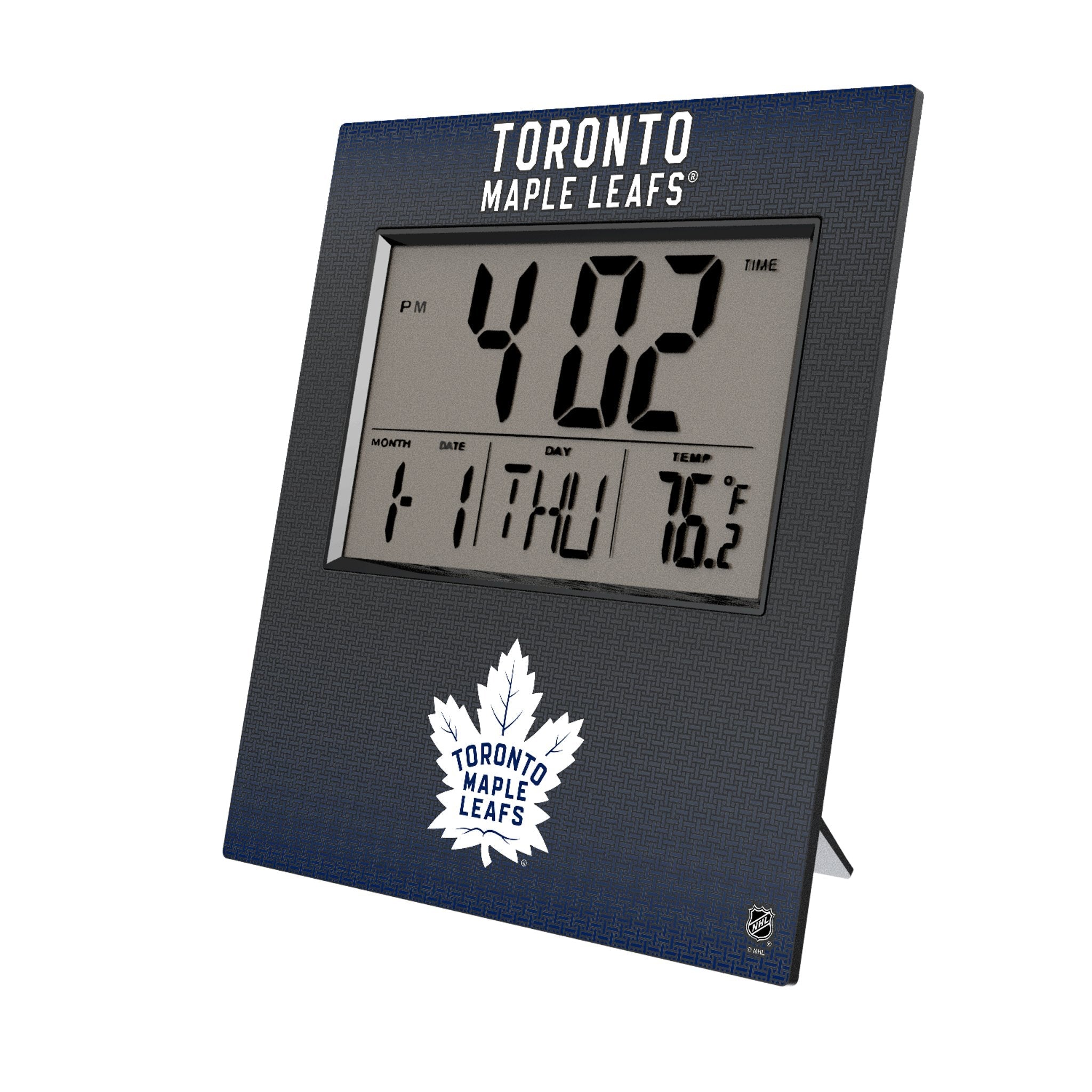 Toronto Maple Leafs Linen Wall Clock - Sports Gifts, Sports Memorabilia, Sports Collectibles, Fan Shop