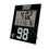Maxx Crosby Las Vegas Raiders 98 Game Tactic Wall Clock - Sports Gifts, Sports Memorabilia, Sports Collectibles, Fan Shop