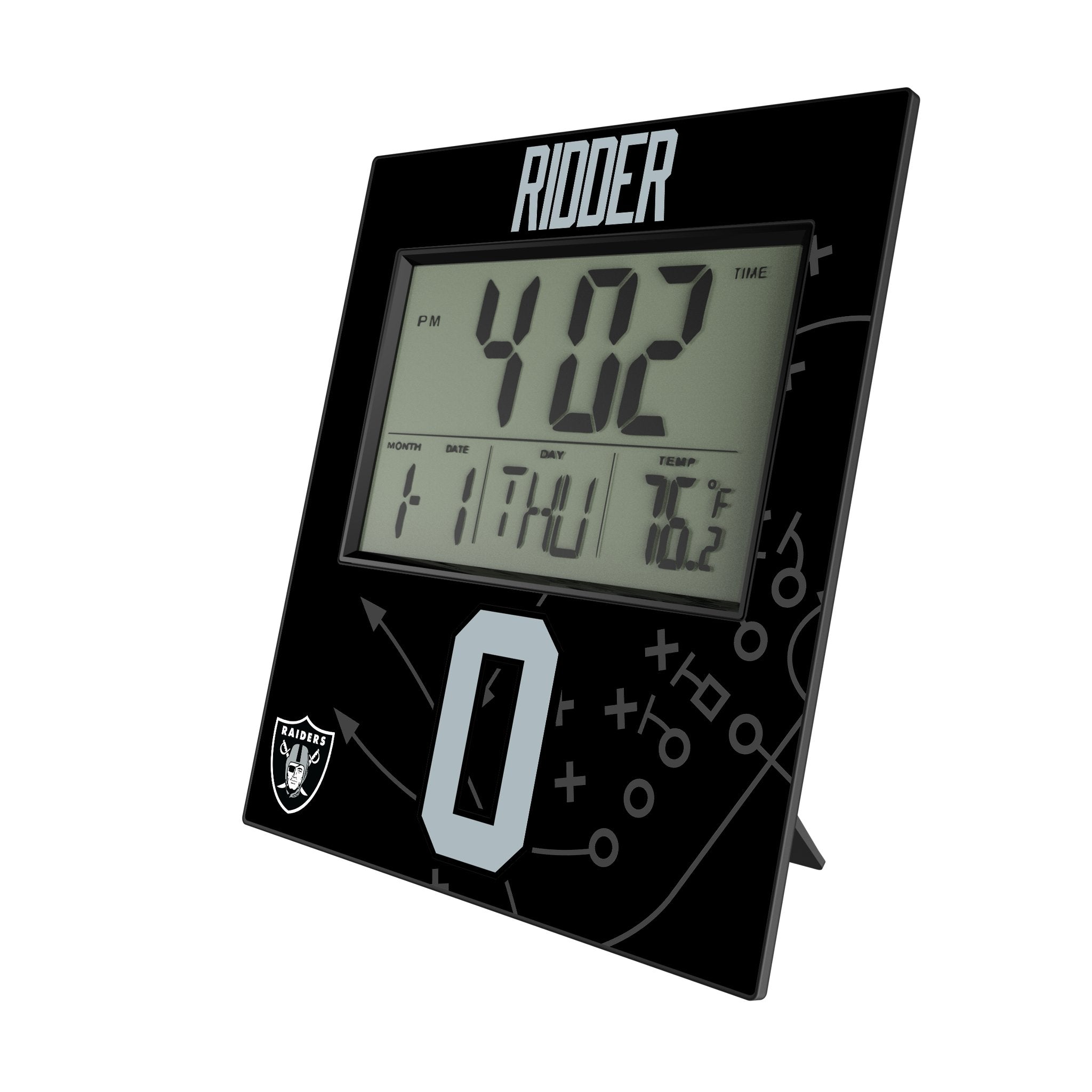 Desmond Ridder Las Vegas Raiders 0 Game Tactic Wall Clock - Sports Gifts, Sports Memorabilia, Sports Collectibles, Fan Shop