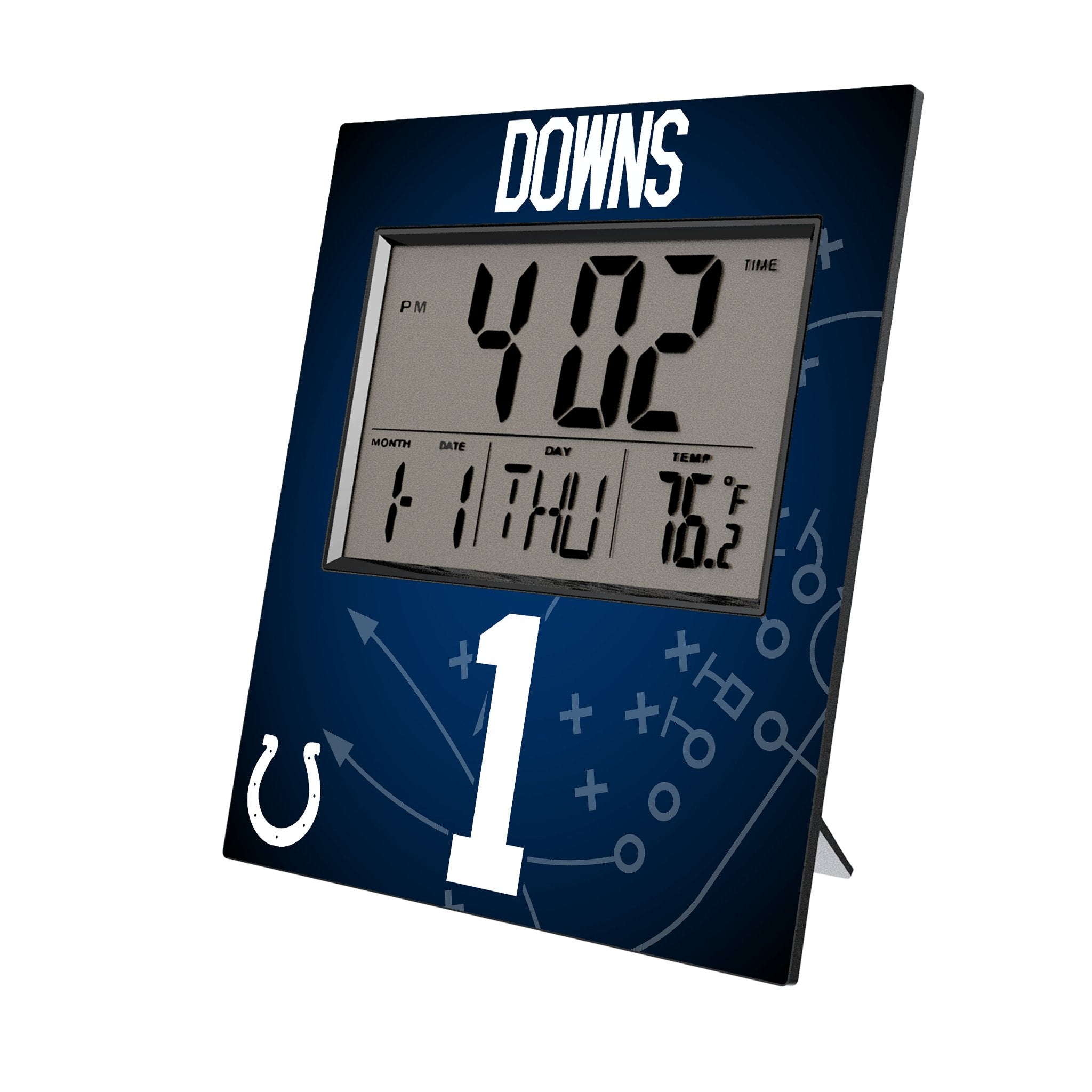 Josh Downs Indianapolis Colts 1 Game Tactic Wall Clock - Sports Gifts, Sports Memorabilia, Sports Collectibles, Fan Shop