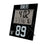 Brock Bowers Las Vegas Raiders 89 Game Tactic Wall Clock - Sports Gifts, Sports Memorabilia, Sports Collectibles, Fan Shop