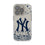 New York Yankees Confetti Clear Phone Case for Apple iPhone - Sports Gifts, Sports Memorabilia, Sports Collectibles, Fan Shop