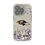 Baltimore Ravens Confetti Clear Phone Case for Apple iPhone - Sports Gifts, Sports Memorabilia, Sports Collectibles, Fan Shop