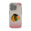 Chicago Blackhawks Linen Clear Phone Case for Apple iPhone - Sports Gifts, Sports Memorabilia, Sports Collectibles, Fan Shop